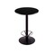 Holland Bar Stool Co 36" 214 Black Table 24" dia. Top, Foot Ring 214-2236BW24RFTRG - alternate 1